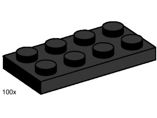 3483-1 2x4 Black Plates