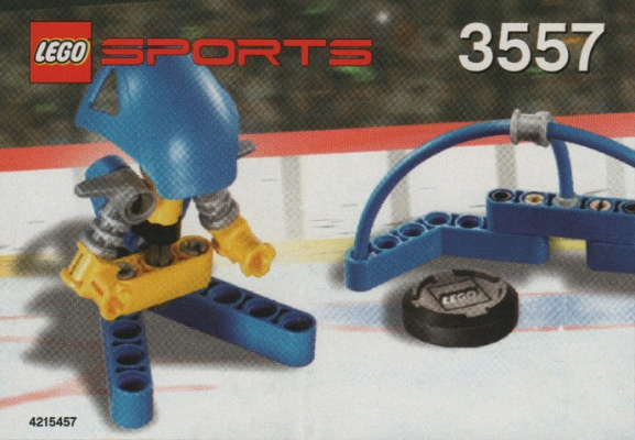 3557-1 Blue Player and Goal