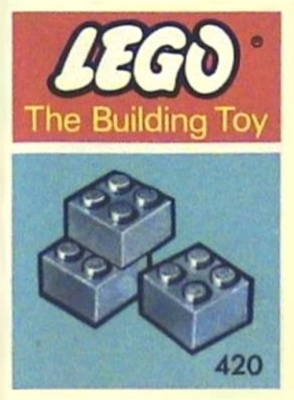 420-3 2 x 2 Bricks (The Building Toy)