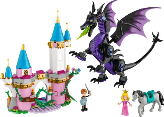 43240-1 Maleficent's Dragon Form and Aurora's Castle