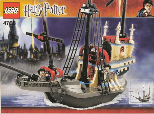 INSTRUCTION MANUAL ONLY The Durmstrang Ship HARRY POTTER LEGO 4768 