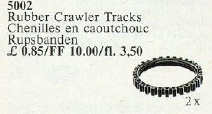5002-1 2 Rubber Crawler Tracks
