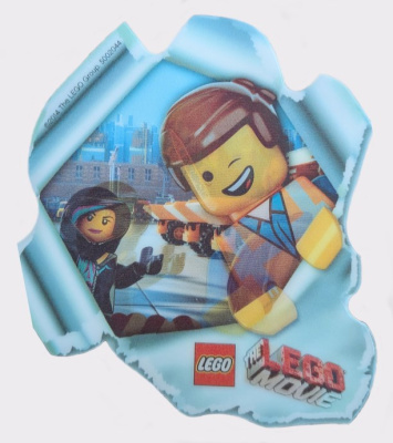 5002044-1 Emmet & Wyldstyle 3D sticker sheet