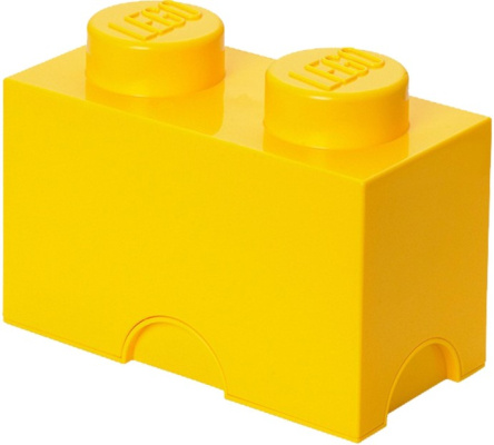 5003570-1 2 stud Yellow Storage Brick