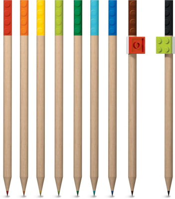 5005148-1 9 Pack Colored Pencil with Toppers Pack