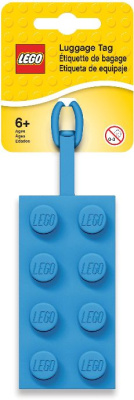 5005543-1 2x4 Blue Luggage Tag