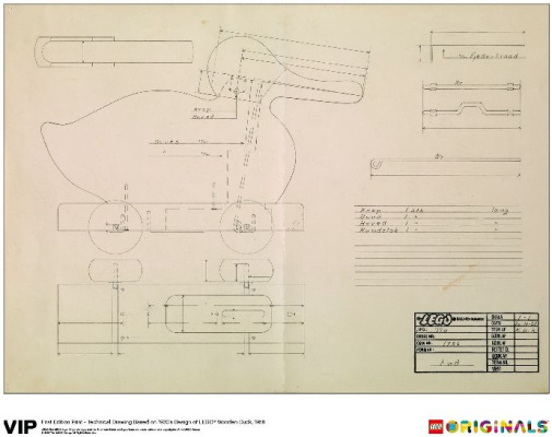 5005999-1 1st Edition of Wooden Duck Print, 1958