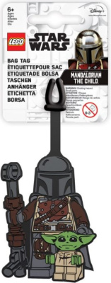 5006367-1 The Mandalorian With The Child Bag Tag