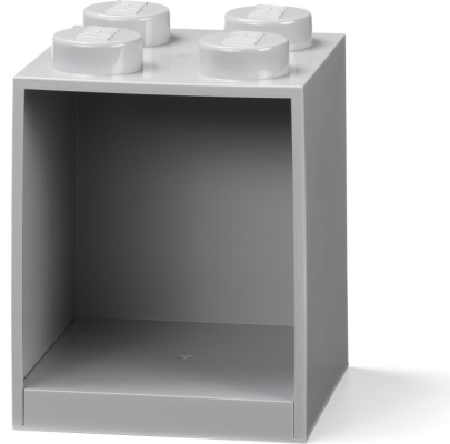 5006621-1 Brick Shelf 4 Knobs Grey