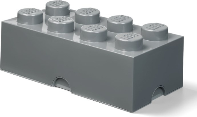 5006915-1 8 Stud Storage Brick Gray