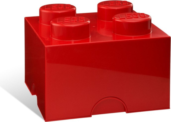 5006968-1 4 Stud Storage Brick Red