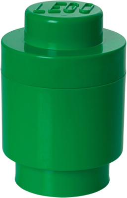 5007001-1 1 Stud Round Storage Brick Green