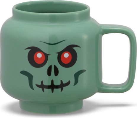 5009036-1 Small Ceramic Mug – Green Skeleton