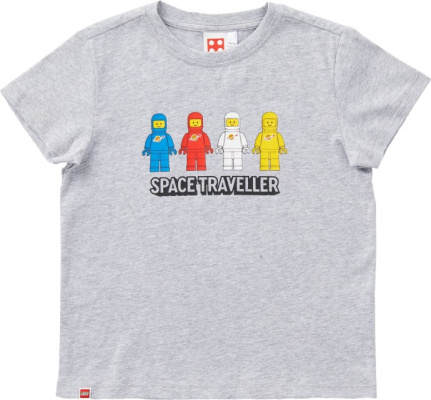 5009115-1 Short Sleeve Space Traveller Kids T Shirt – Gray Mélange