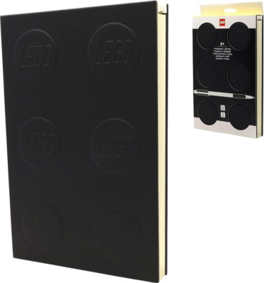 5009561-1 Locking Notebook with Gel Pen – 2x3 Black