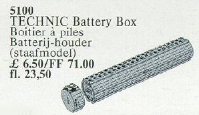 5100-1 Battery Box (Tube) 4.5V