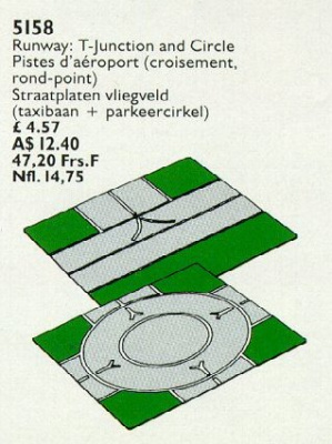 5158-1 Runway T-Junction and Circle Base Plates