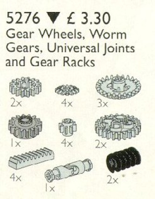 5276-1 Gear Wheels, Worm Gears and Racks, Universal Joints
