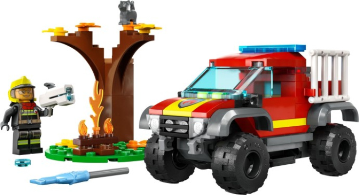 60393-1 4x4 Fire Truck Rescue