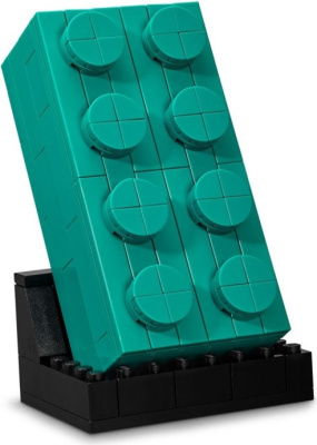 6346102-1 Buildable 2x4 Teal Brick