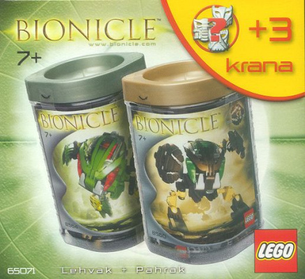 65071-1 Bionicle Dual Pack: Lehvak & Pahrak