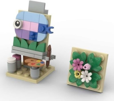 6581684-1 Creative Wildlife Flower and Fish