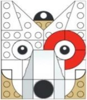 6616332-1 TGT Wonderland Dog M&T