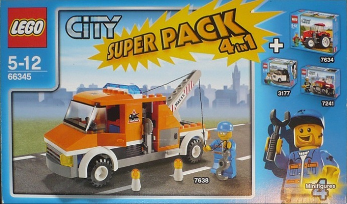 66345-1 City Super Pack 4 in 1