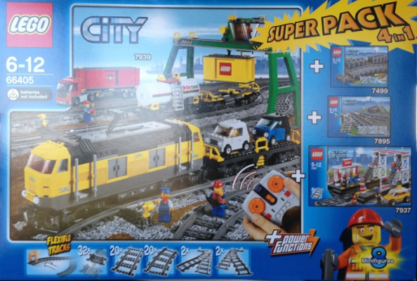 66405-1 City Trains Super Pack 4-in-1