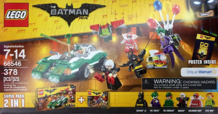 66546-1 The LEGO Batman Movie Super Pack 2-in-1