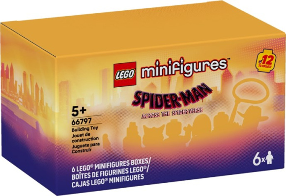 66797-1 LEGO Minifigures - Spider-Man: Across the Spider-Verse Series Box of 6 random packs