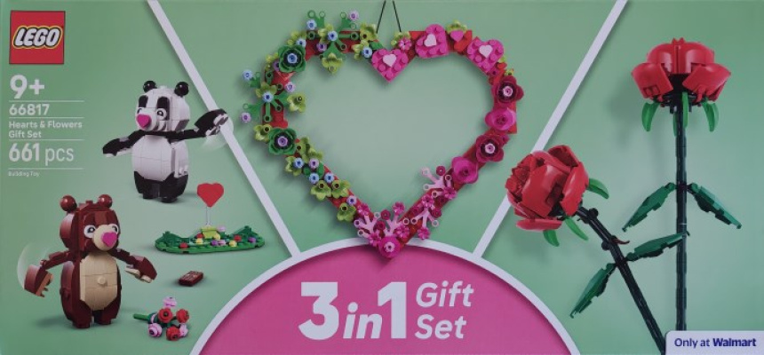 66817-1 Hearts & Flowers Gift Set