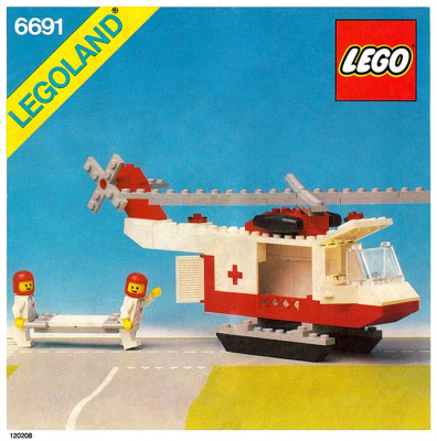 6691-1 Red Cross Helicopter