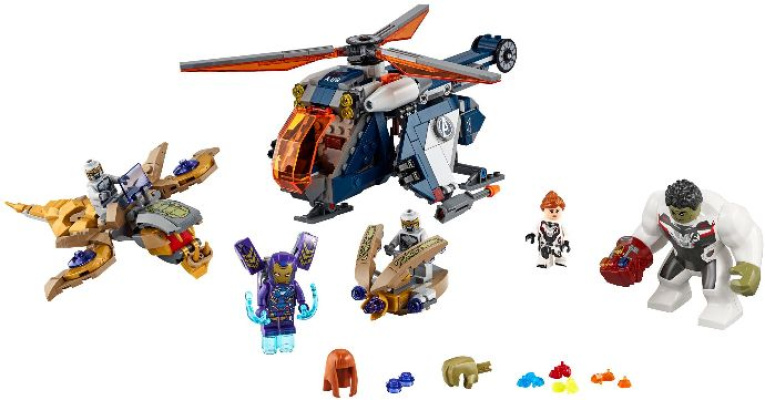 76144-1 Avengers Hulk Helicopter Rescue