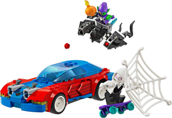 76279-1 Spider-Man Race Car & Venom Green Goblin