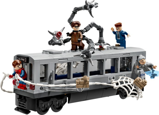 76321-1 Spider-Man vs. Doc Ock Subway Train Scene