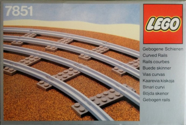 7851-1 8 Curved Rails Grey 4.5V