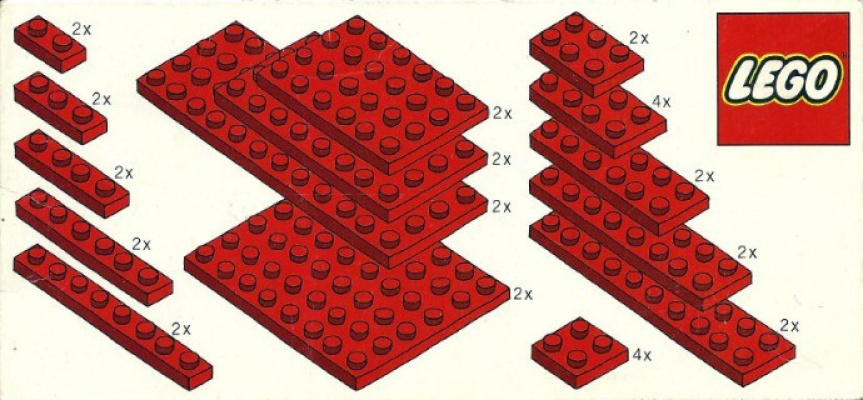 820-1 Red Plates Parts Pack