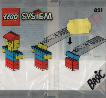 821-1 Brick Separator, Grey