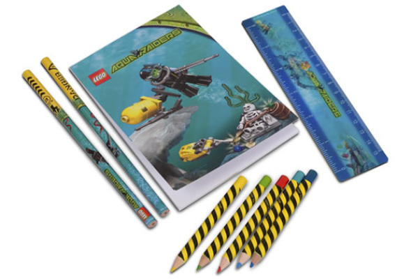 851954-1 Aqua Raiders Stationery Set