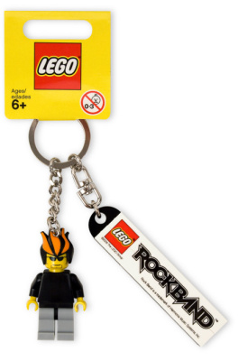 852890-1 LEGO Rock Band Promo Key Chain Minifig 2