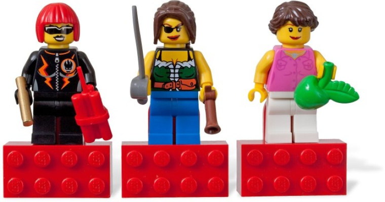 852948-1 Female Minifigure Magnet Set