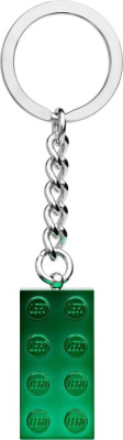 854083-1 2x4 Green Metallic Keyring