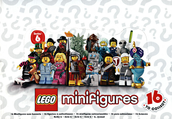 LEGO Series 6 Collectable Minifigure Minifig MECHANIC 8827 NEW UNSEALED 