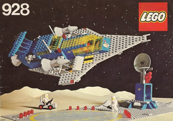 928-1 Space Cruiser And Moonbase
