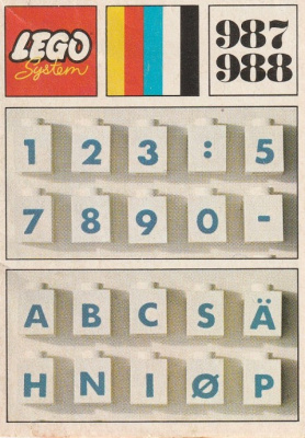 988-1 Alphabet Bricks