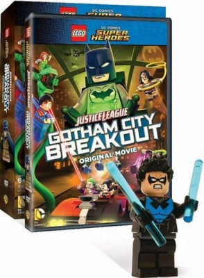 DCSHDVD4-1 LEGO DC Comics Super Heroes Justice League: Gotham City Breakout ( Blu-ray + DVD)