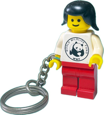 KCP03-1 WWF Female Minifigure Key Chain