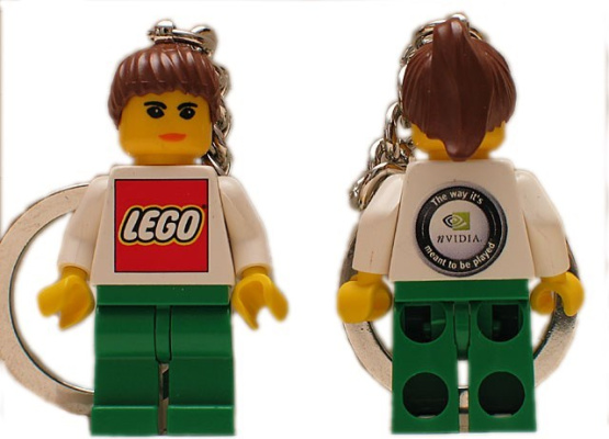 KCP04-1 Nvidia Female Minifigure Key Chain