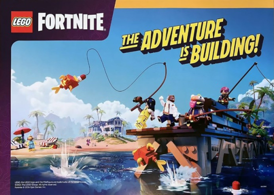 LFN-3 LEGO Fortnite Gone Fishin' Poster